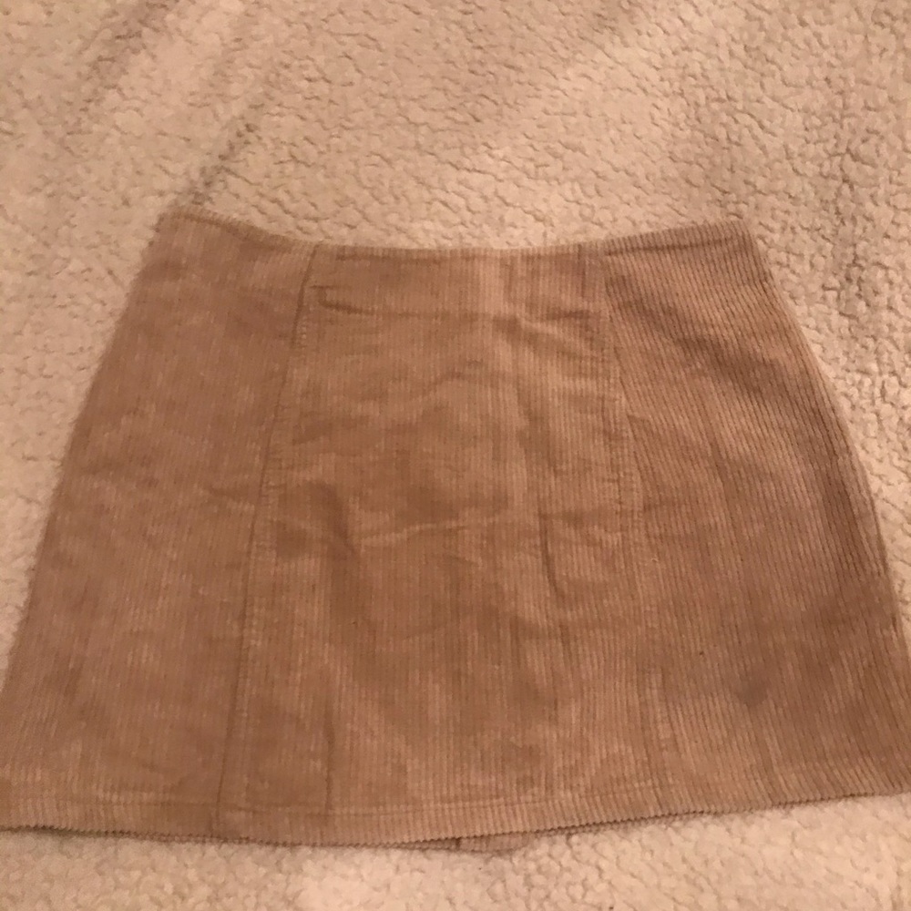 Corduroy skirt (pics with flash on and flash off)
